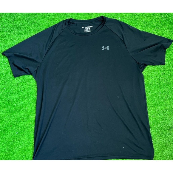 Under Armour The Tech Tee 2XL Black Short Sleeve BUNDLE(4) Training Lightweight - Picture 2 of 5